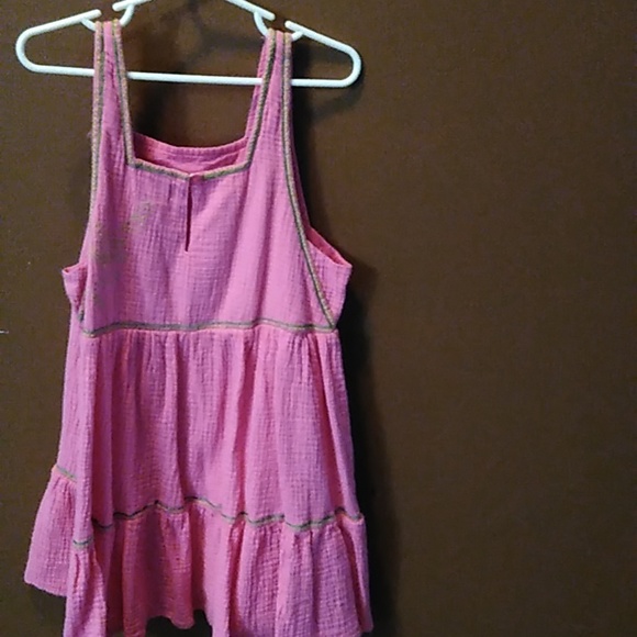 🩷 Girls Size 8 Pink Dress w/Flower ❇️ Embroidery 🩷 - Picture 4 of 7